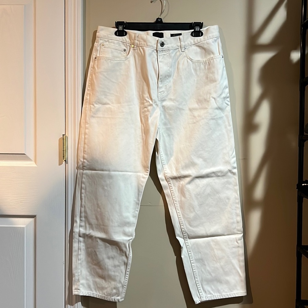 white jeans